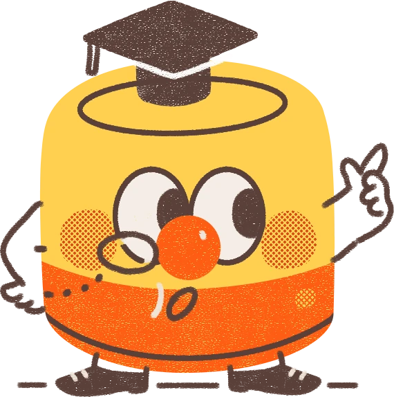 Candy wearing graduation cap